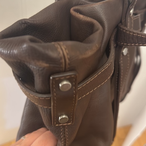 LANVIN leather shoulder bag with duster - Picture 10 of 10